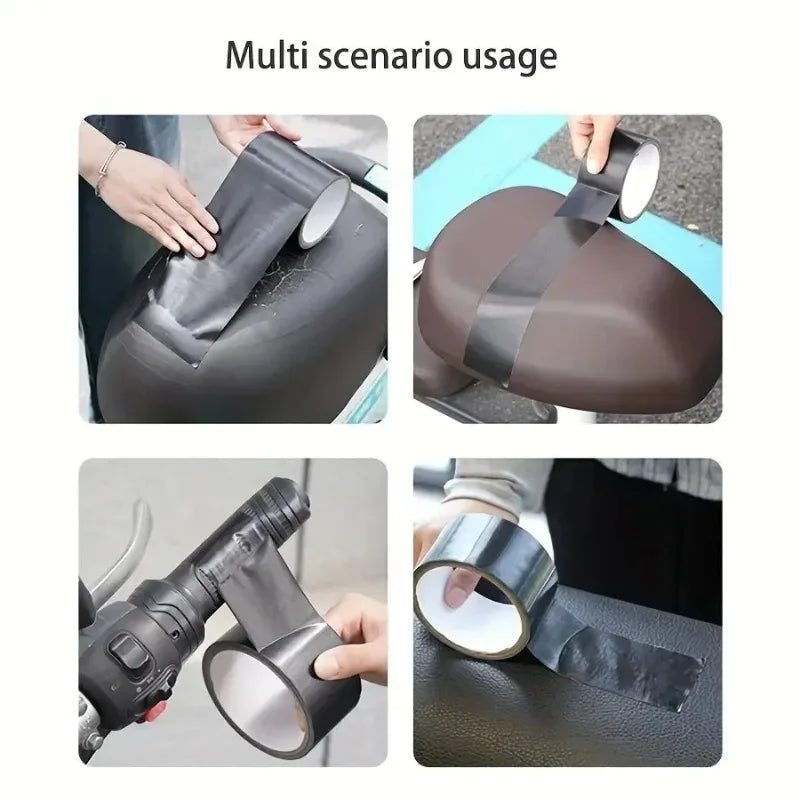 1roll Super Adhesive Fabric Duct Tape,Electric Bicycle Seat Repair, Tarpaulin Repair,tent Repair,blocks Water and Leaves No Glue Zpaxo