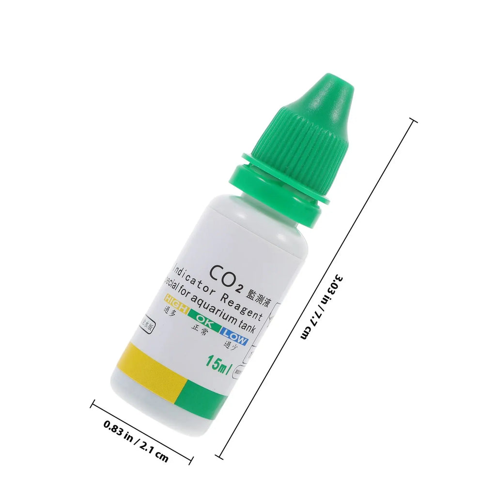 1 Bottle Co2 Indicator Solution Aquarium Fish Tanks Water Testing