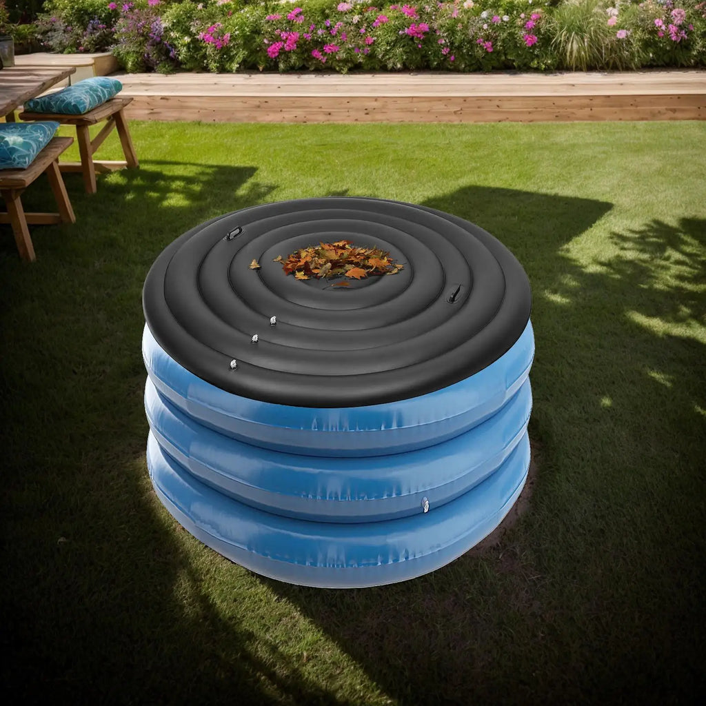 Inflatable Tub Cover 3 Sizes Adjustable Thermal Spa Pool Lid Energy