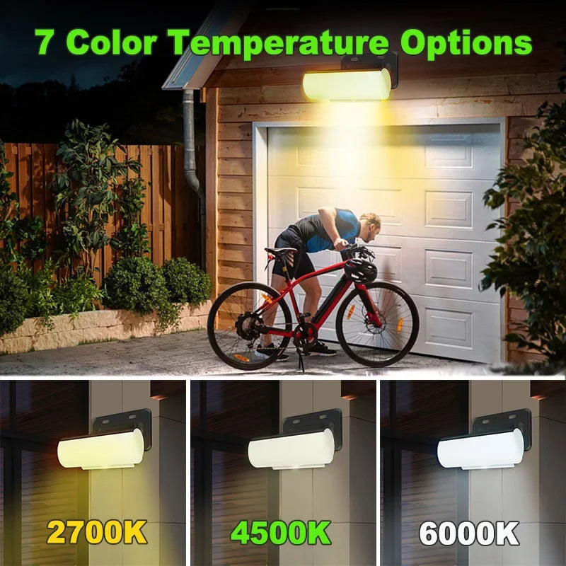Dimmable Solar Lamp Motion Detector Indoor LED Light 5m Cable Zpaxo