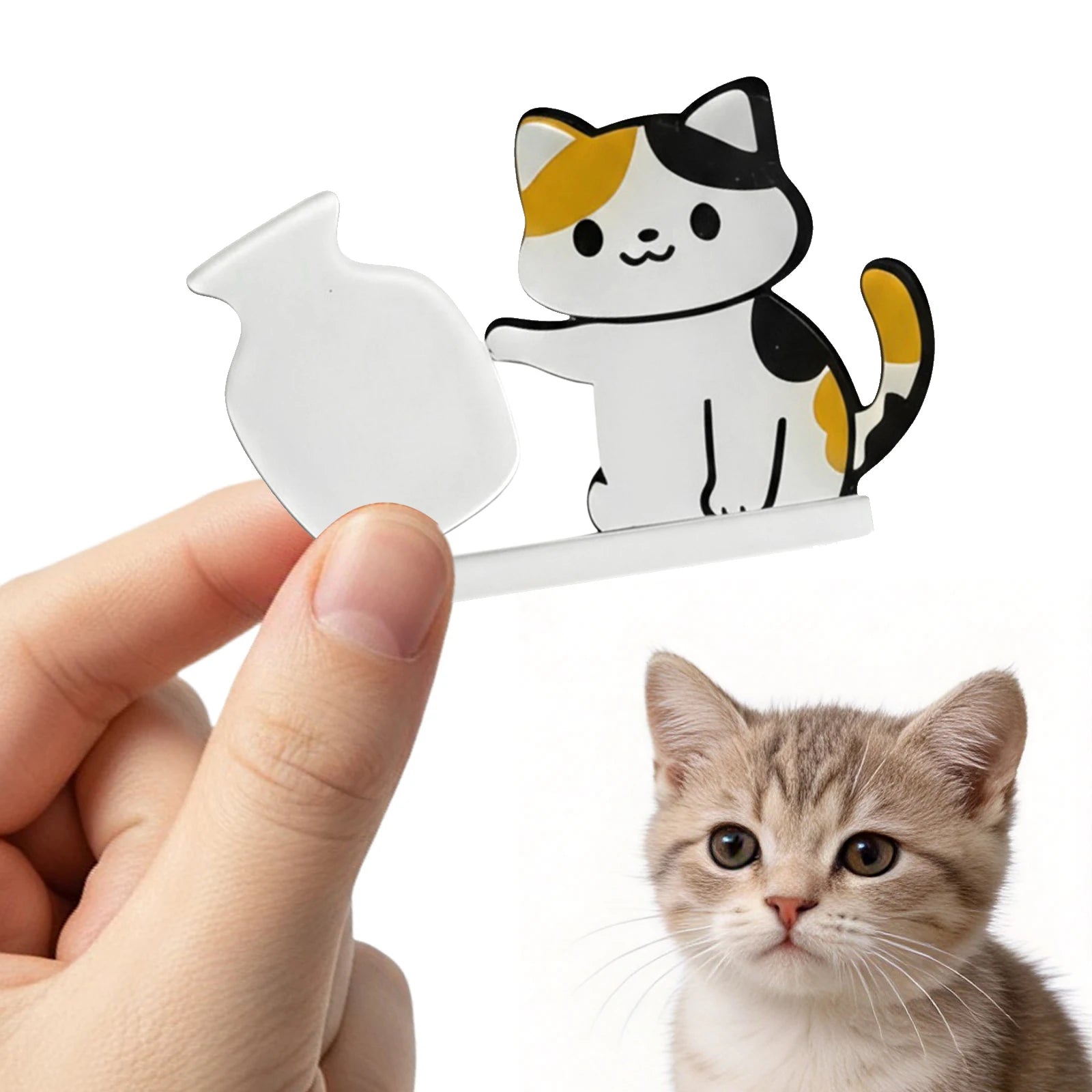 Cat Pushing Vase Refrigerator Magnets Home Decor Fridge Magnet