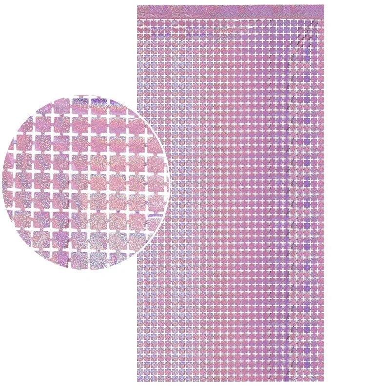 Glitter Foil Fringe Curtain Backdrop – Party & Wedding Decor