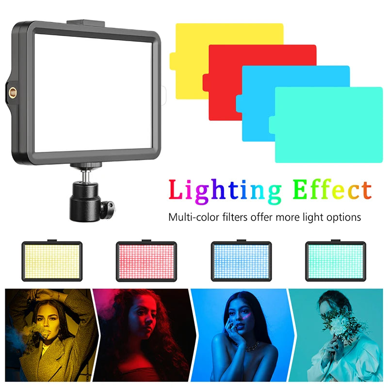 Professional Video Photography LED Light Selfie Dimmable Fill Photo