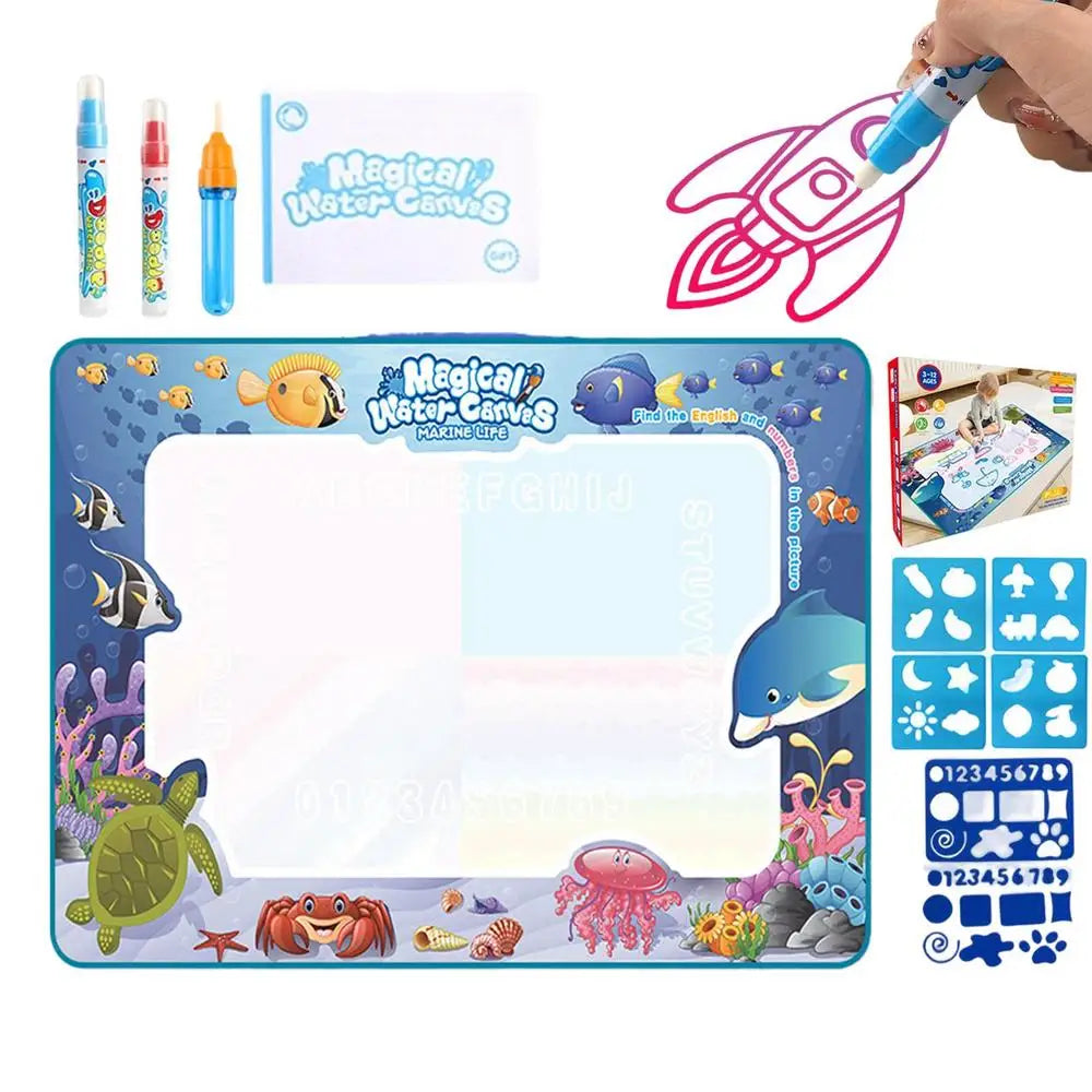 Water Coloring Mat Reusable Educational Art Craft Paint Girl Children Zpaxo China Mainland B