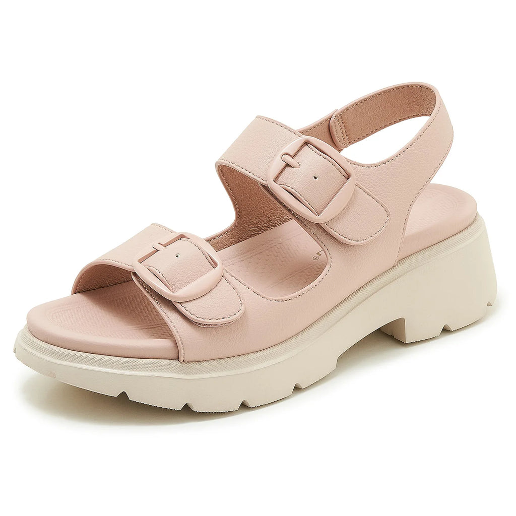 Womens Chunky Platform Sandals Adjustable Buckle Straps Nonslip Lug Zpaxo