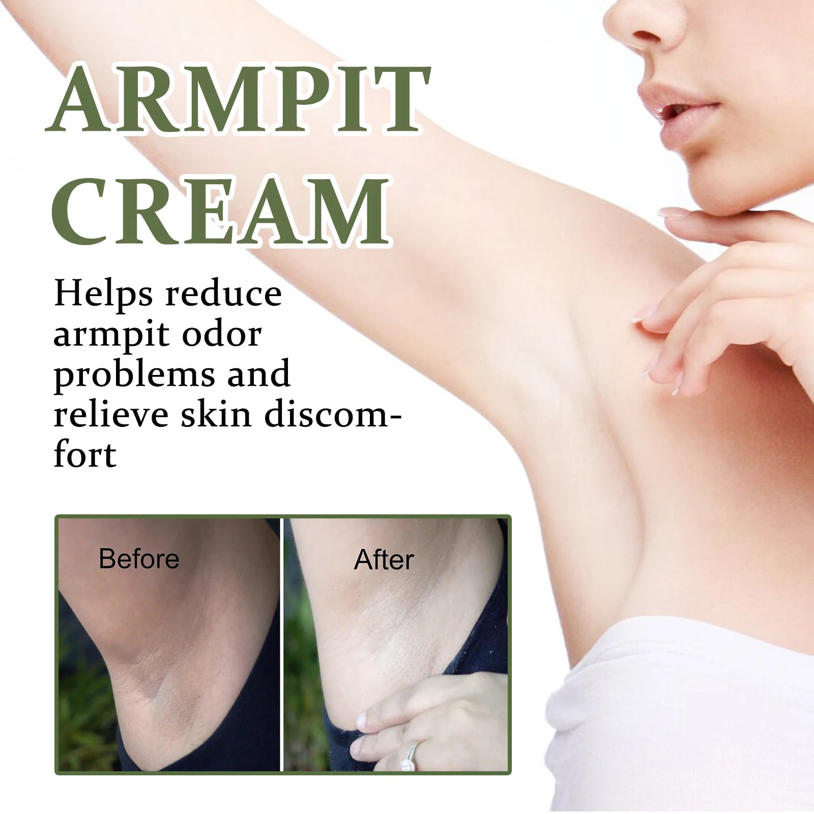 OceAura Armpit Whitening Cream – Brighten, Moisturize & Odor Armpit Whitening Cream Zpaxo