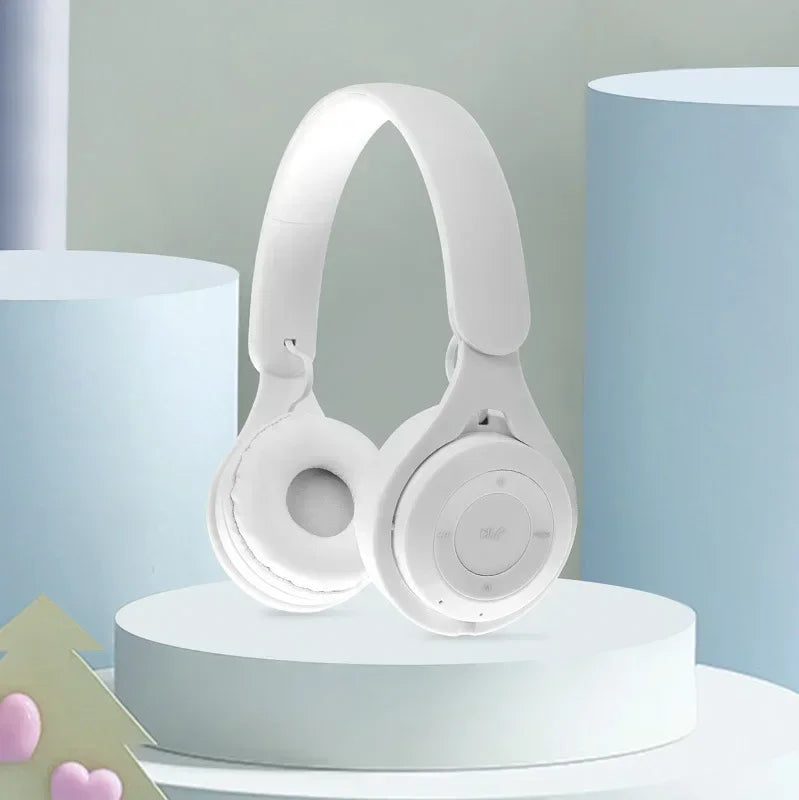 Stereo Y08 Headset 5 3 Bluetooth Folding Wireless Sports Earphone Zpaxo white