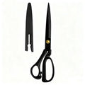 10 inch stainless steel tailor scissors with blackening process, professional fabric cutting, manual sewing, household large sci Zpaxo 10 inch