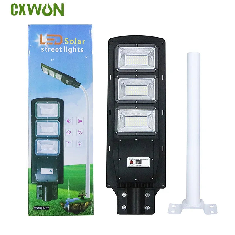 Solar Street Lamp Radar Motion Sensor Waterproof IP67 Wall Outdoor Zpaxo