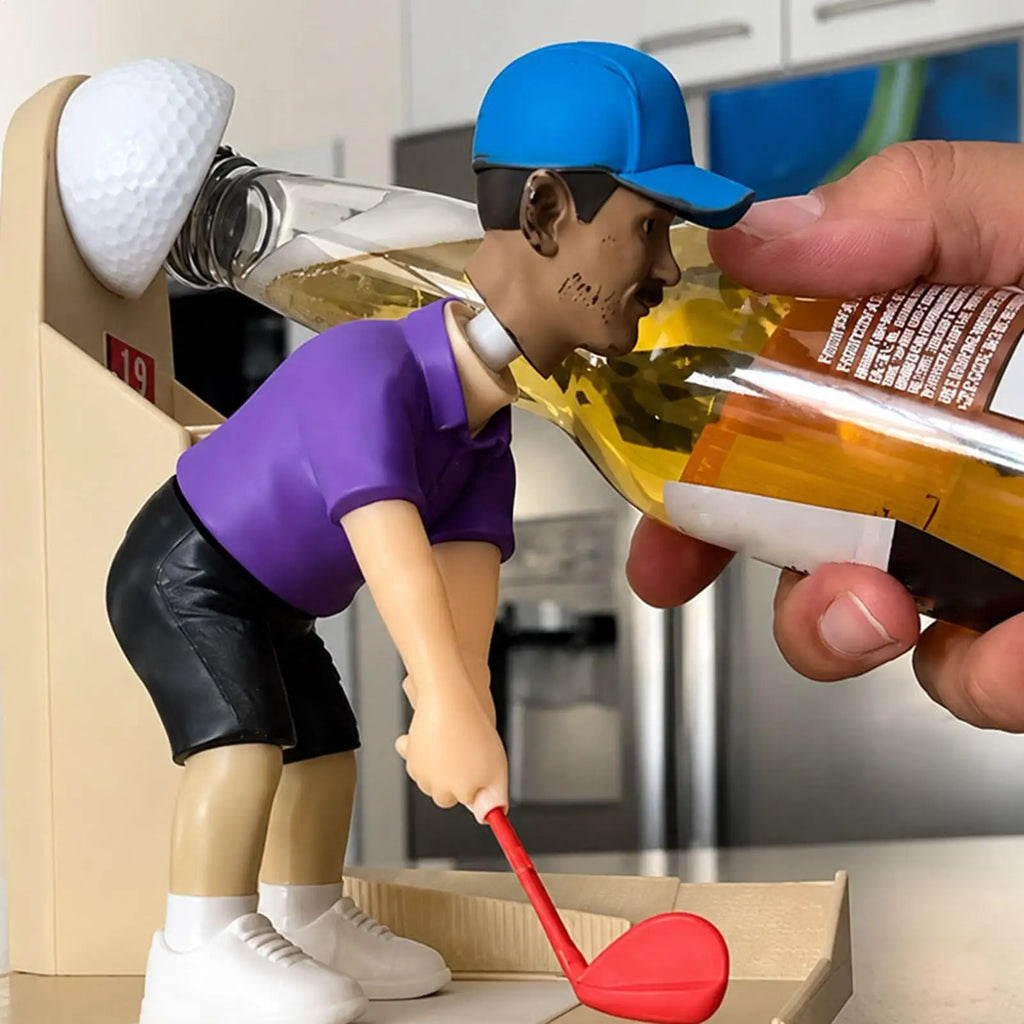 Beer Bottle Opener Manual Golf Swing Lid Remover Hand Beer Bottle Tab Opener for Men Women Dad Husband Golfer Home Kitchen Zpaxo
