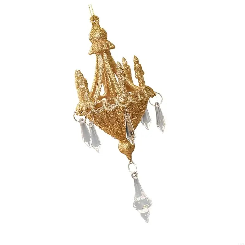 Christmas Chandelier Ornament Shatterproof Acrylic Crystal Hanging