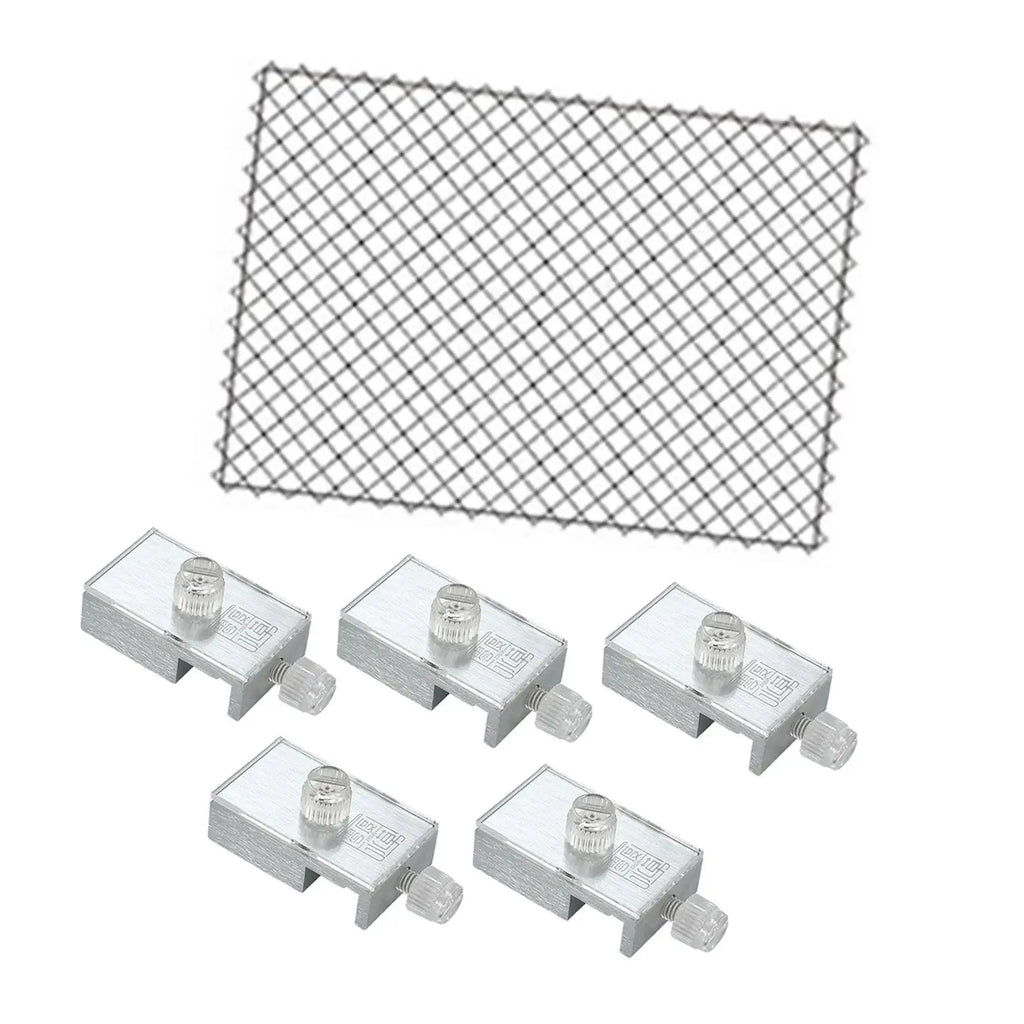 Aquarium Screen Net for Fish Tank Pet Supplies Aquarium Cover with Aluminum Clamp Mesh Screen Netting Clear Netting Zpaxo Default Title