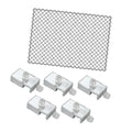 Aquarium Screen Net for Fish Tank Pet Supplies Aquarium Cover with Aluminum Clamp Mesh Screen Netting Clear Netting Zpaxo Default Title