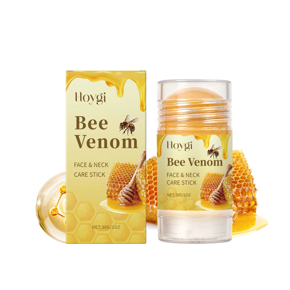 Hoygi Bee Venom Firming Serum Stick Anti Wrinkle Cream Lifts Tightens the Skin Solving Wrinkles Fine Lines Natural Serum Zpaxo 1PC
