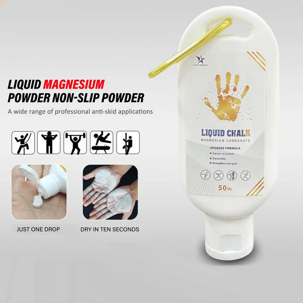 Liquid Chalk Grip 50/100/200ml – Anti-Slip Magnesium Powder Liquid Lifting Chalk Zpaxo