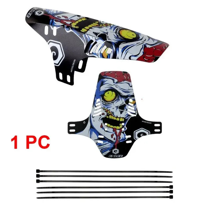 1pc Reflective Mudguard MTB Bicycle Fender Suitable for Front Fork Rear Wheel Fender Reflective Mud Guard Cycling Parts Zpaxo