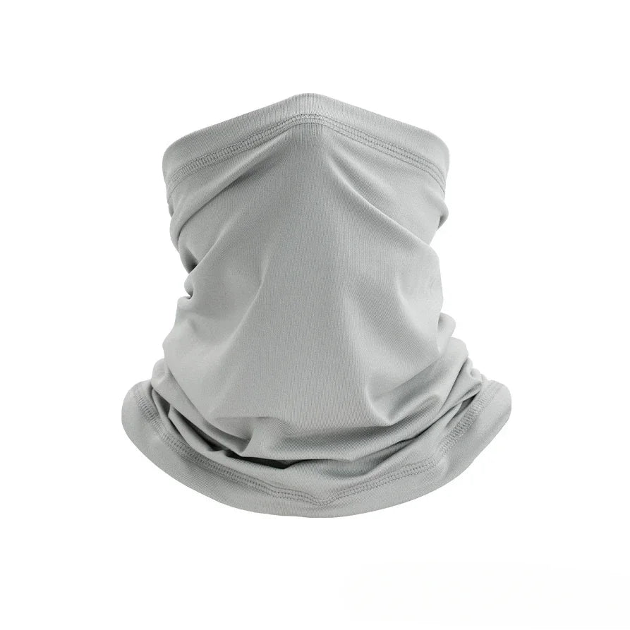 Multi-purpose Turban Riding Scarf Cycling Bandana Men Women Neck Cover Sunscreen Ice Silk Outdoor Fishing Hiking Headwear Mask Zpaxo gray
