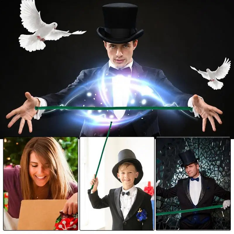 Magic Rope Close Up Magic Illusion Stage Rope Creative Magic Tricks Funny Rope Easy To Do Magic Shows Magic Prop For Comedy Zpaxo