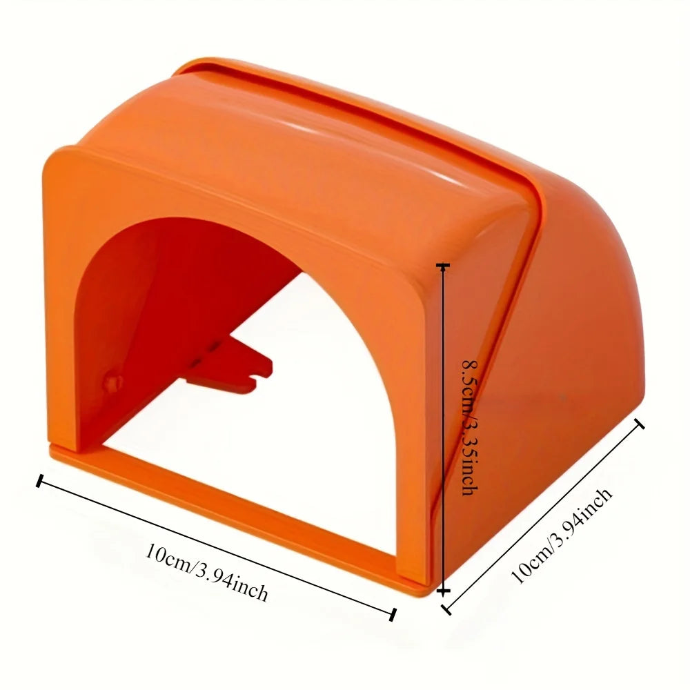 Universal 86 Waterproof Socket Cover Splash Proof Outdoor Bathroom Zpaxo Orange