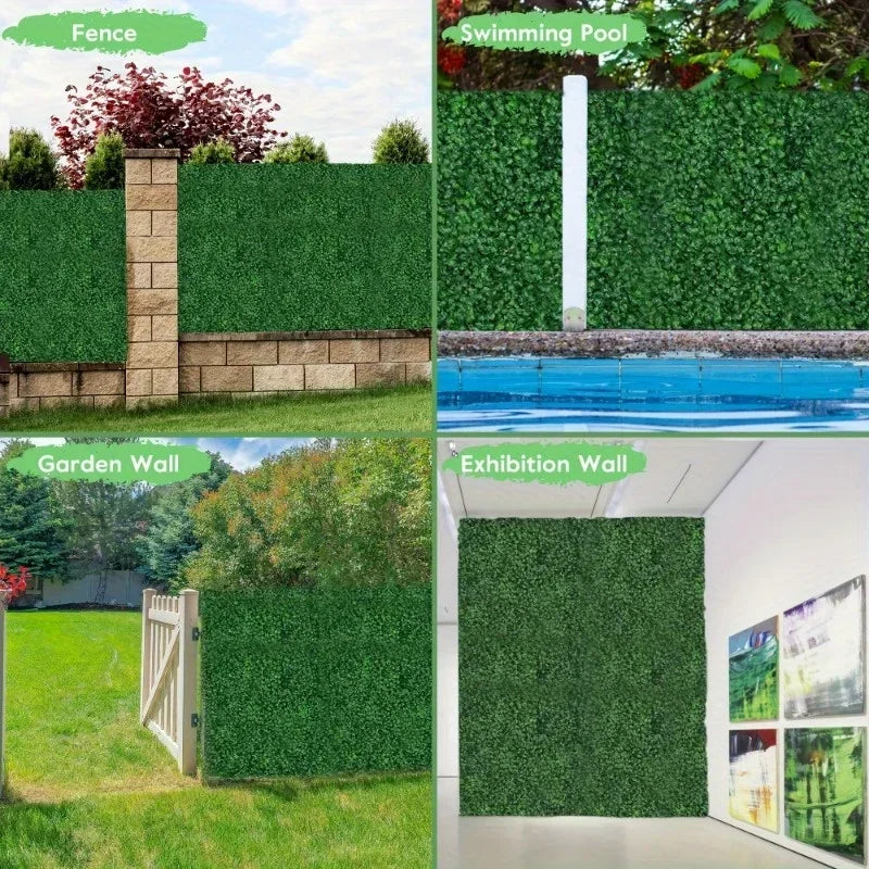 Artificial Milan Grass Board Plastic Fake Lawn Wall Indoor Home