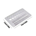 Stainless Steel Crack Width Gauge Card Precision Gap Measuring Tool