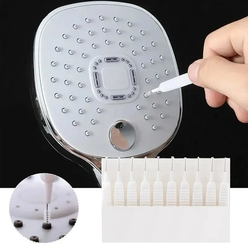 10-Piece Shower Head & Pore Gap Cleaning Brush Set