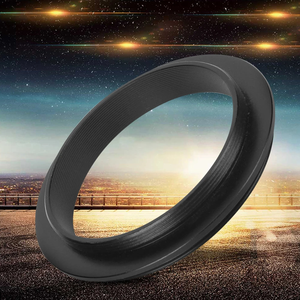 Astronomical Telescope Adapter  M48mm‑ M54mm Adapter  Aluminium Alloy Black Astronomical Telescope Accessory