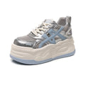Women 2026 Spring Summer Mesh Hollow Out Platform Sneakers Multi Zpaxo N2575 Silver 35 China Mainland