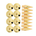 8 Pairs 6 X Copper Speaker Spike Isolation Stand Base Pad Feet Mat