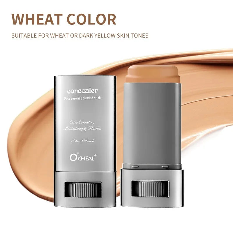 Matte Foundation Cream Stick Boosted Skin Tint Silky Texture Zpaxo 04 Wheat Color