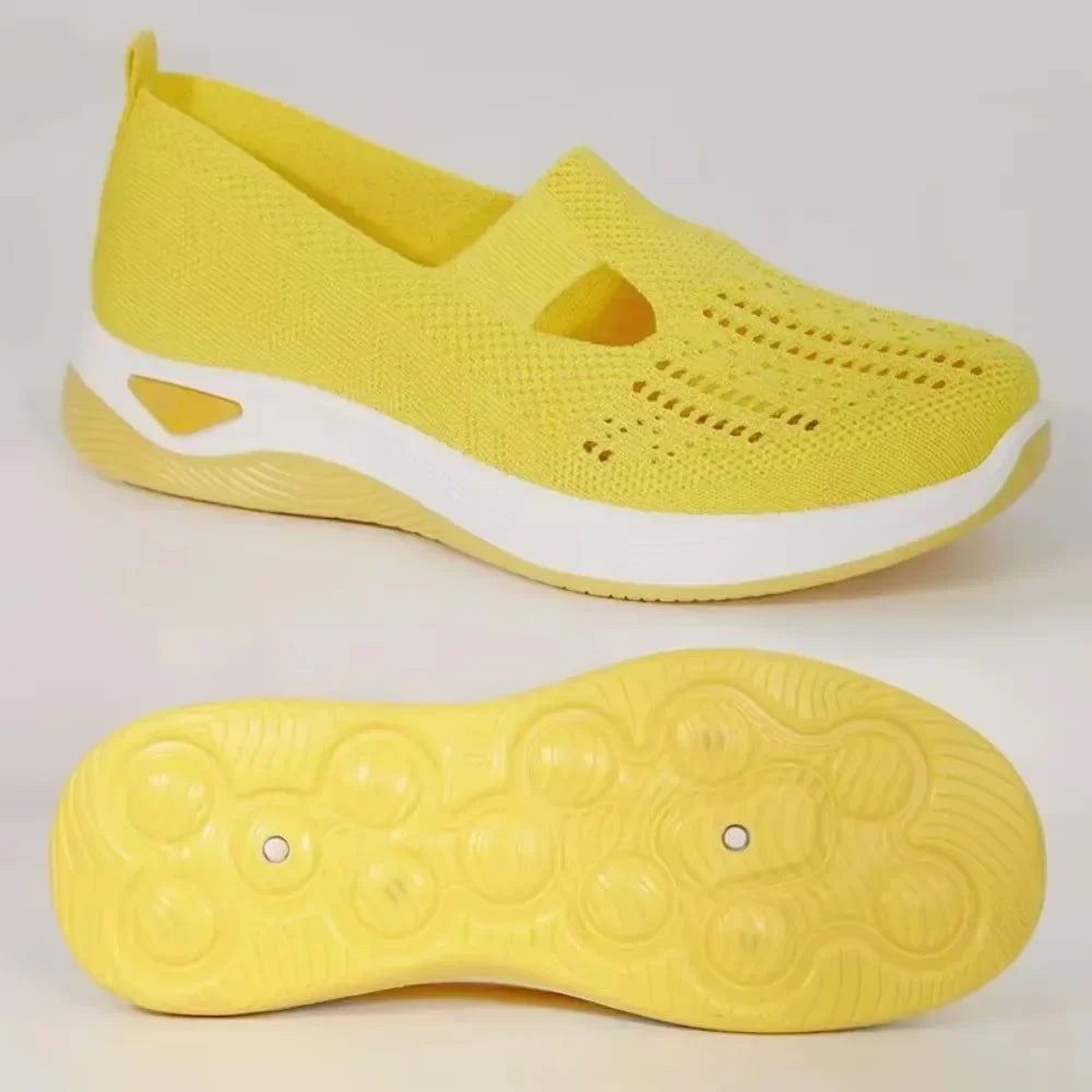 Outdoor Shoes Women Walking Slip Arch Support Memory Foam Breathable