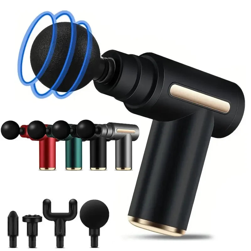 2024 Portable Fascia Gun Body Back Neck Leg Electric Frequency Impact