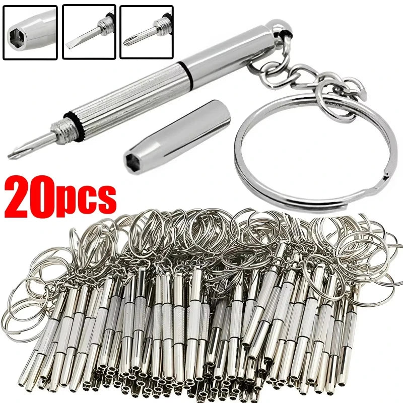 Mini 3-in-1 Screwdriver Kit for Eyeglasses, Watches & Home Repair
