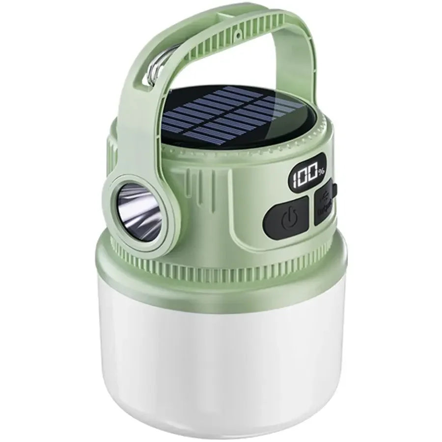POCKETMAN Solar LED Camping Lantern – Waterproof Rechargeable