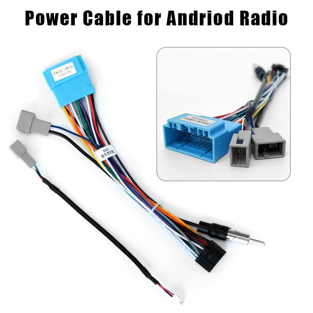 GPS Antenna RCA Universal 2 Din Car Android Radio Cable Power
