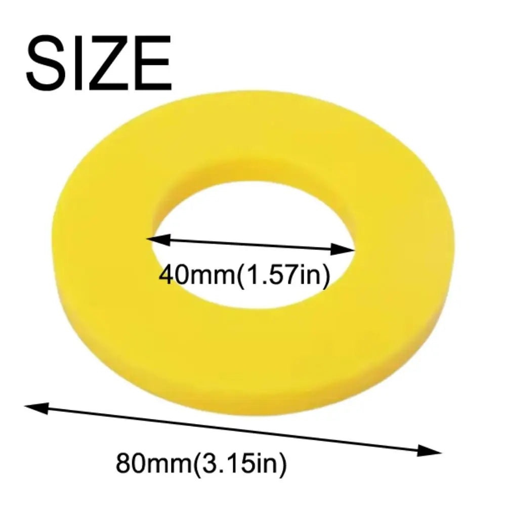 Universal Shock Absorber Gasket Rubber Black Yellow Bearing Washer Zpaxo