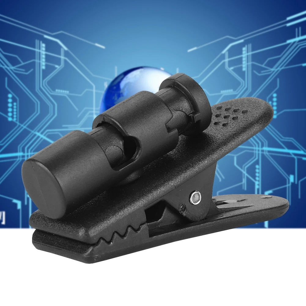 Black Earpiece Headphone Headset Earphone Earbud Large Clip Clamp