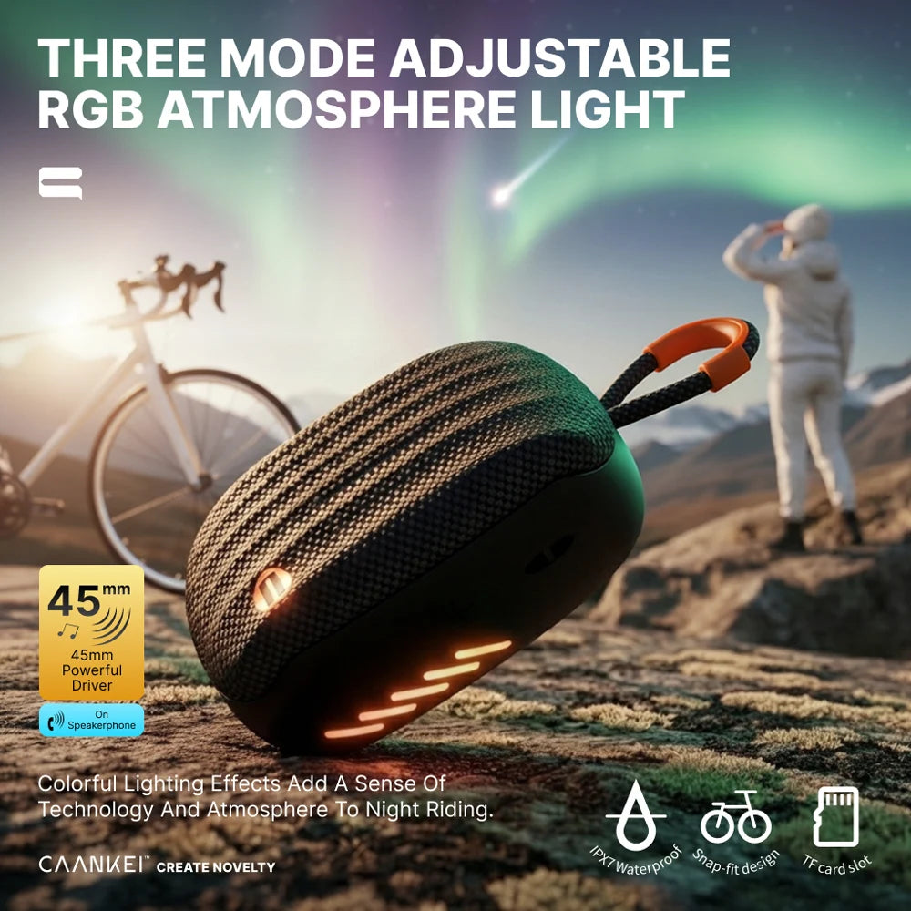 Newest Portable Mini Bluetooth Speaker Outdoor Bicycle Bracket Zpaxo