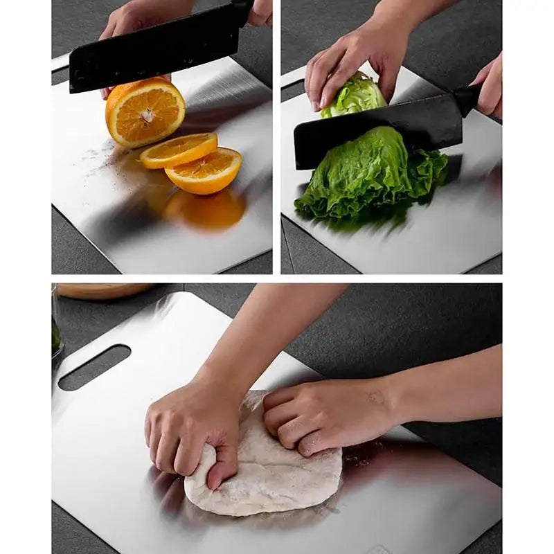 Titanium Cutting Boards Kitchen Stainless Steel Board 304