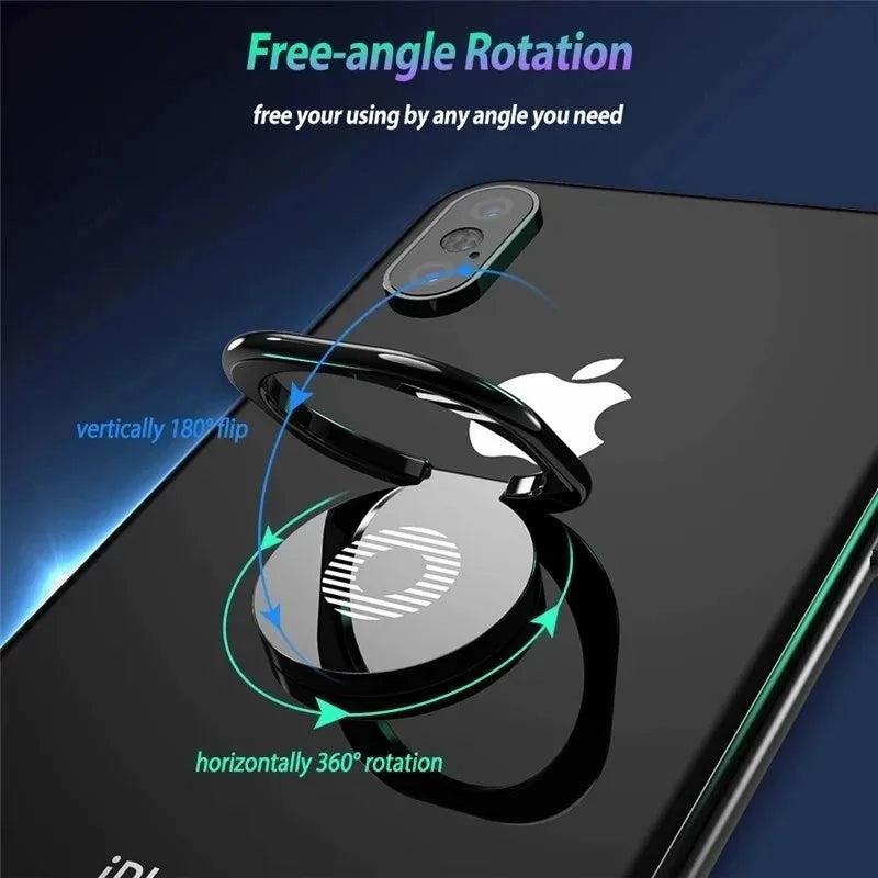 Metal Phone Holder Rotatable Finger Ring Stand Grip Universal Ultra Zpaxo