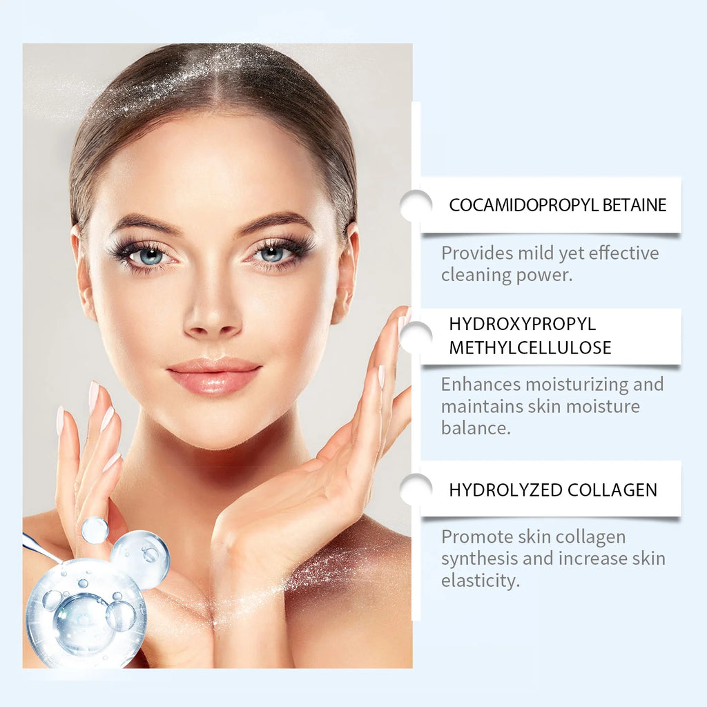 Hoygi Collagen Foam Facial Cleanser – Deep Clean & Moisturizing Foam Facial Cleanser Zpaxo