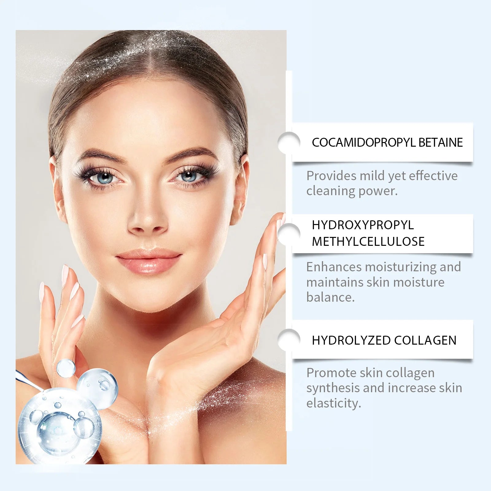 Hoygi Collagen Foam Facial Cleanser – Deep Clean & Moisturizing Foam Facial Cleanser Zpaxo