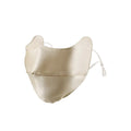 Sunscreen Mask Women's Silk Mulberry Silk UV resistant Breathable Mask Riding Dustproof Sunshade Eye Protection Zpaxo Yellow mask