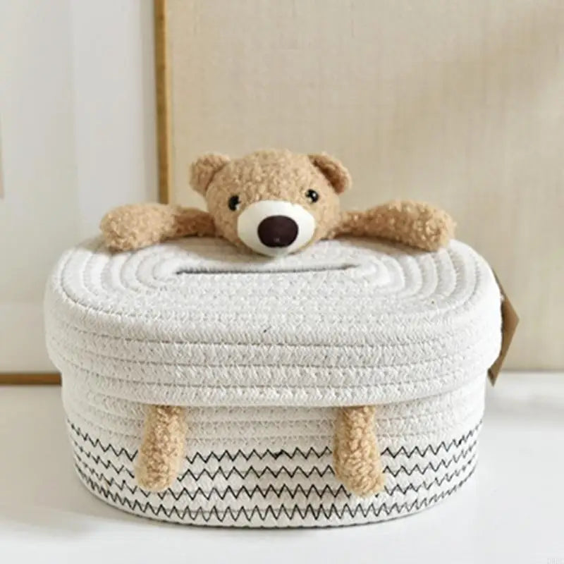 Bear Rabbit Designs Desktop Tissue Box Holder Coffee Table Decoration