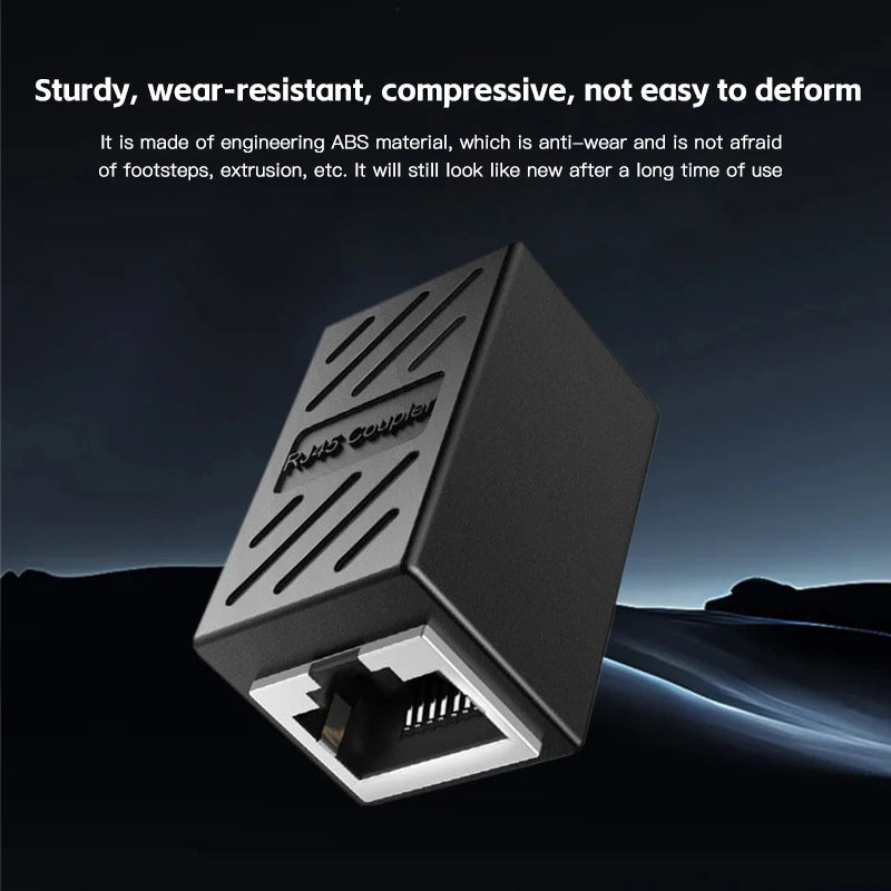 RJ45 CAT5 CAT6 CAT6a Coupler Extender Connector Ethernet Cable Female Zpaxo