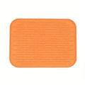 Pot Mats Silicone Placemats Coasters Creative Coffee Mats, Countertop Heat-Resistant Mats, Plate Mats, Heat-Insulating Pot Mats Zpaxo orange one size