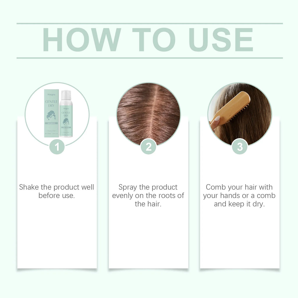 Dry Shampoo Spray Control Oil Absorbing Volumizing Air Fluffy Root Lifting Refreshing Moisturizing Travel No White Beauty Health Zpaxo