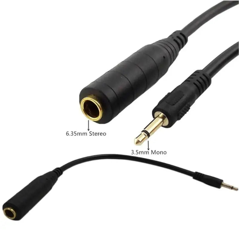 652F 1 Female Male Mono Stereo Wire Amplifier Guitar Headphone Zpaxo