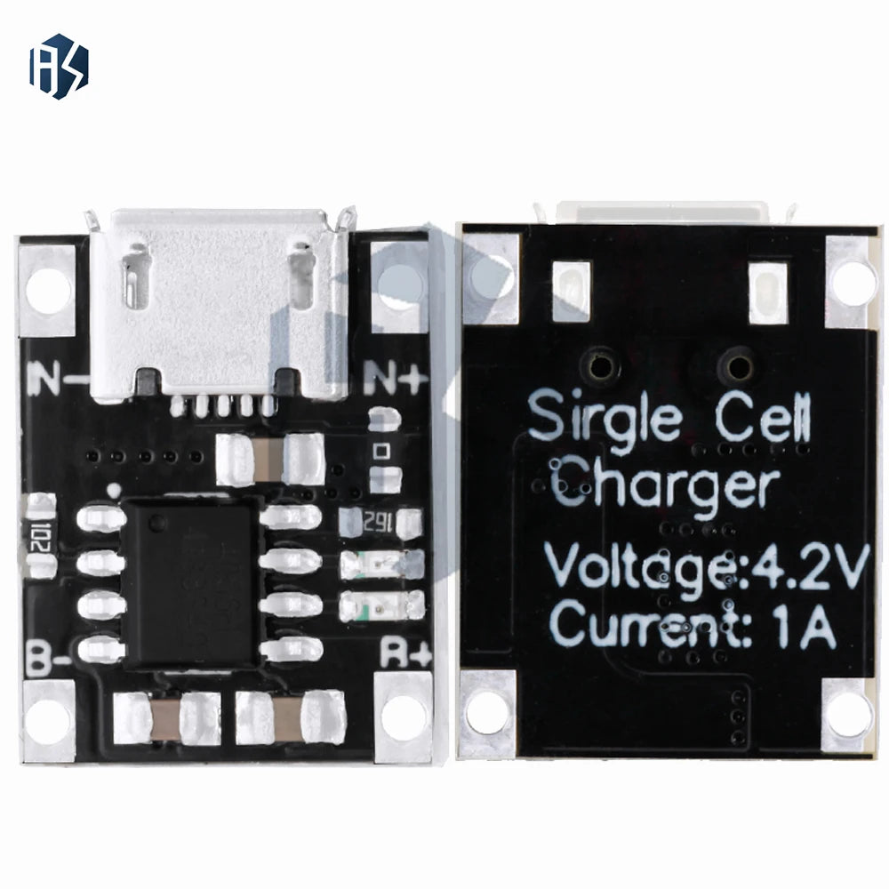 Mini Lithium Battery Charging Module 1A 1 2a Board TP4056 18650 Zpaxo