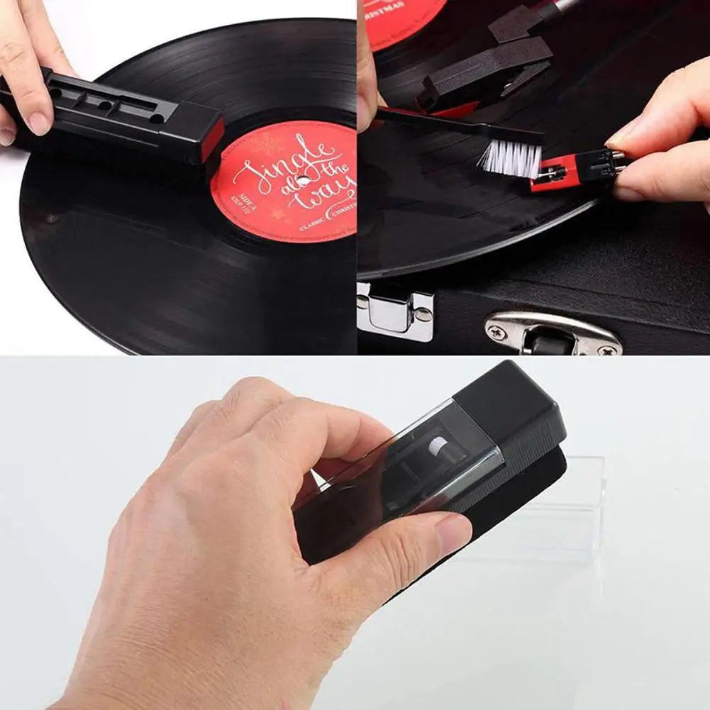 5- Vinyl Records Cleaner Anti Static Cleaning Brush Dust-remover LP